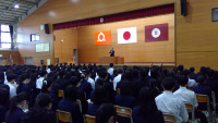 ⑥家庭クラブ校長先生のお話